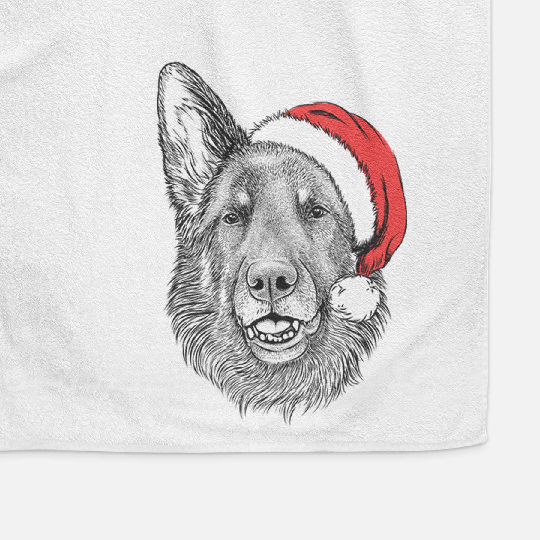 Sammie the German Shepherd Decorative Hand Towel