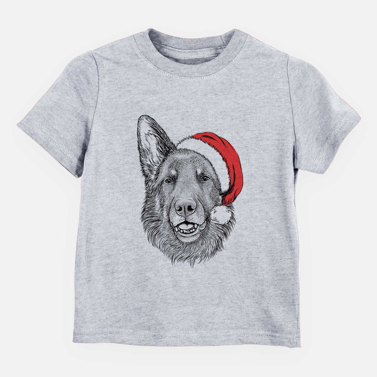 Santa Sammie the German Shepherd - Kids/Youth/Toddler Shirt