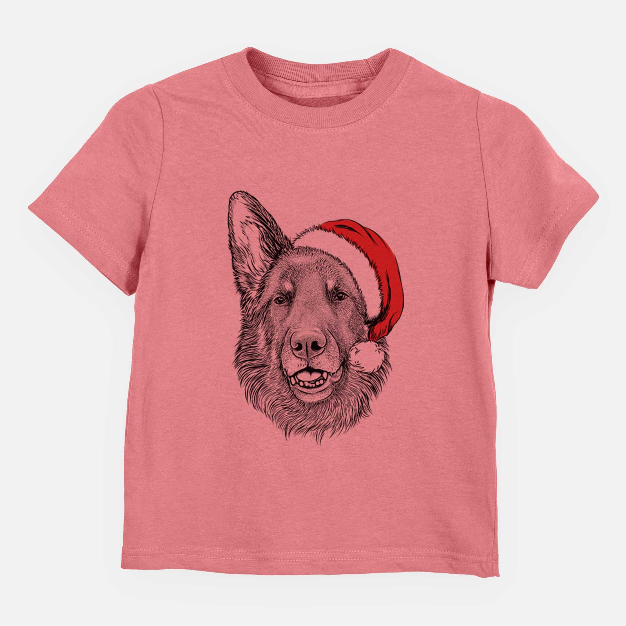 Santa Sammie the German Shepherd - Kids/Youth/Toddler Shirt