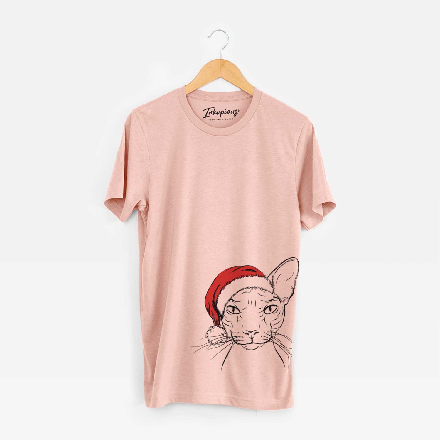 Santa Sammy the Spinx Cat - Unisex Crewneck