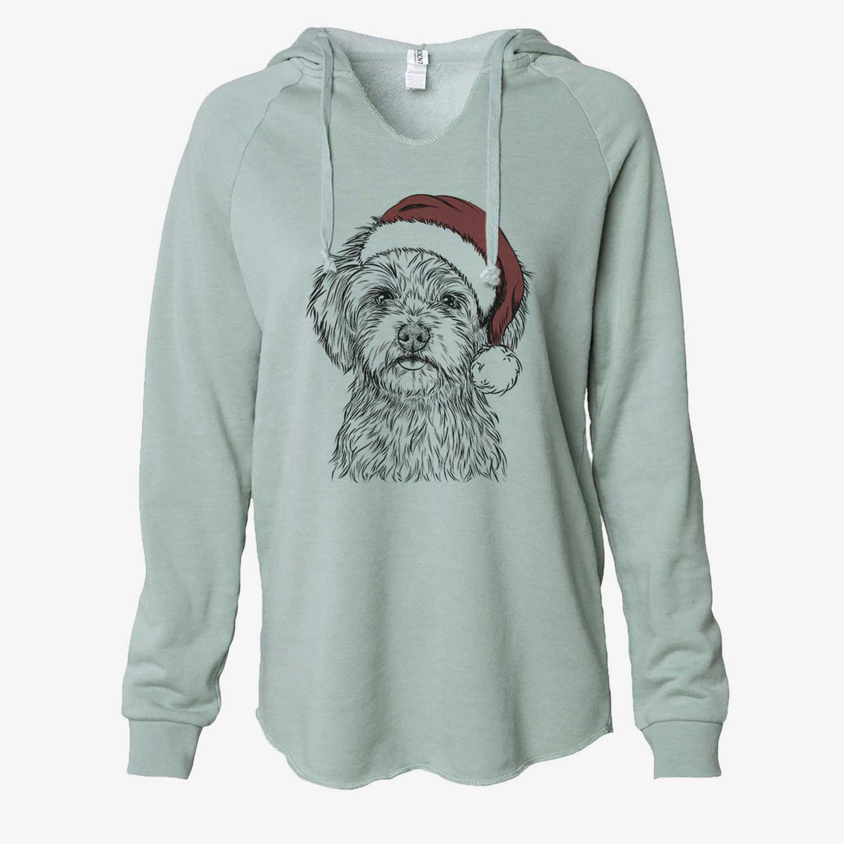 Sammy the Shorkie - Cali Wave Hooded Sweatshirt