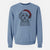 Santa Sammy the Shorkie - Unisex Pigment Dyed Crew Sweatshirt