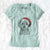 Santa Sammy the Shorkie - Women's V-neck Shirt