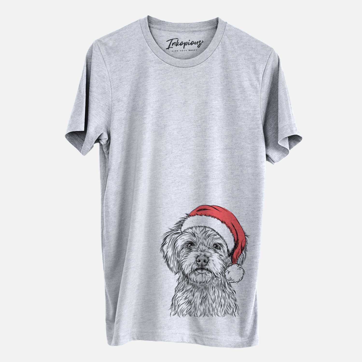 Santa Sammy the Shorkie - Unisex Crewneck