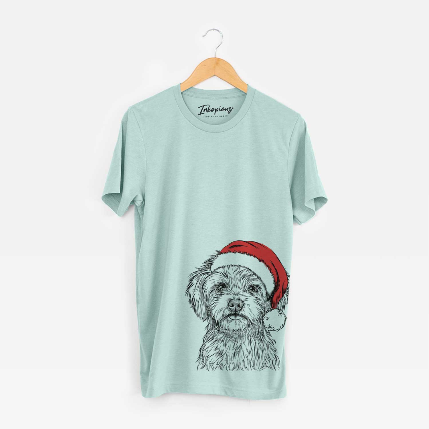 Santa Sammy the Shorkie - Unisex Crewneck