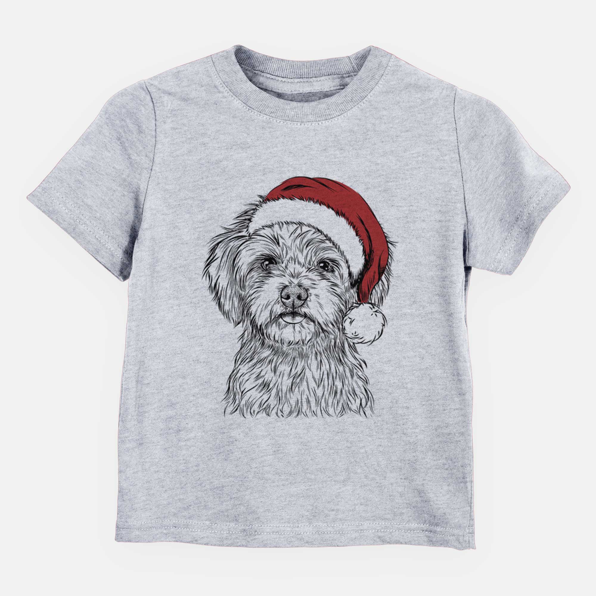 Santa Sammy the Shorkie - Kids/Youth/Toddler Shirt