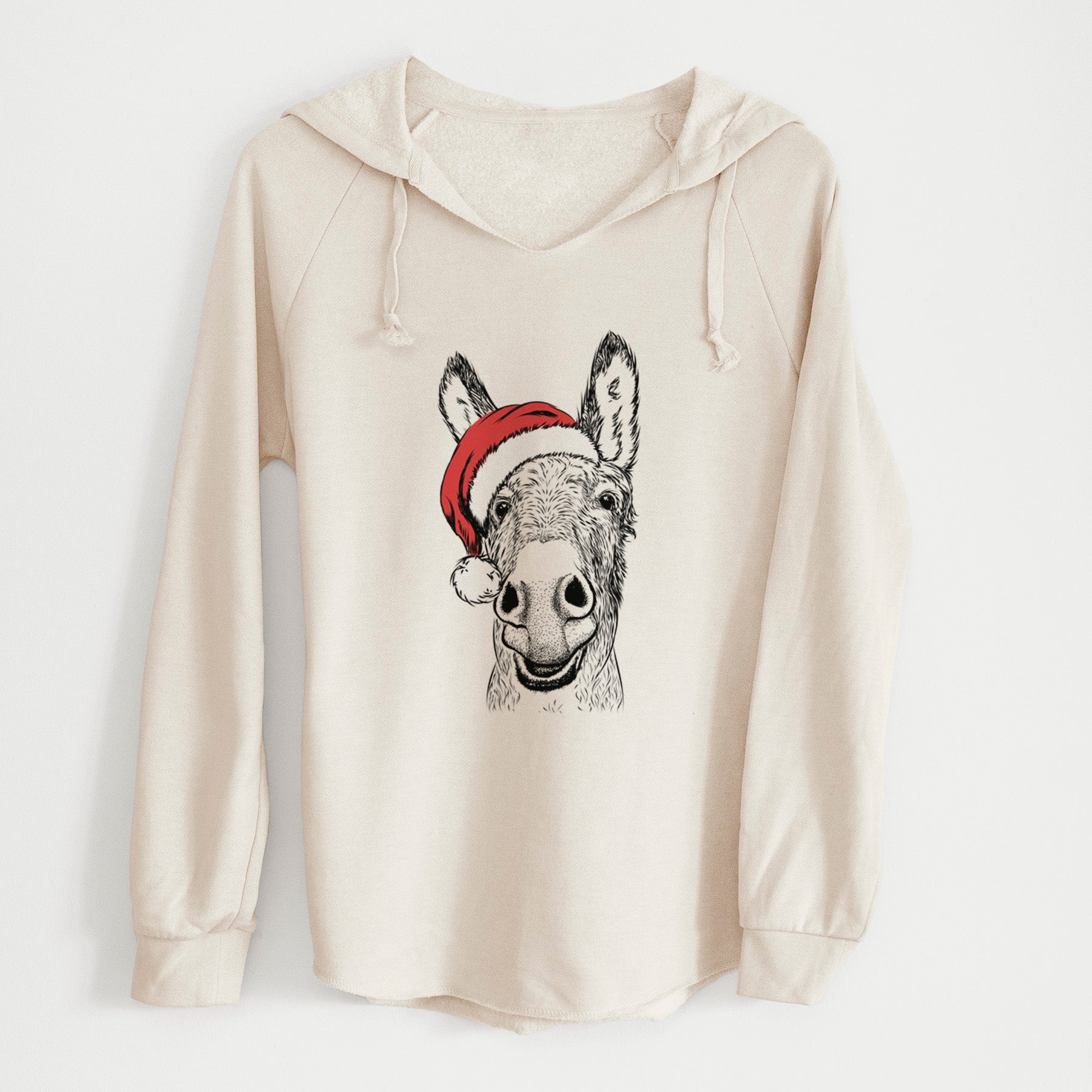 Santa Samule the Donkey - Cali Wave Hooded Sweatshirt