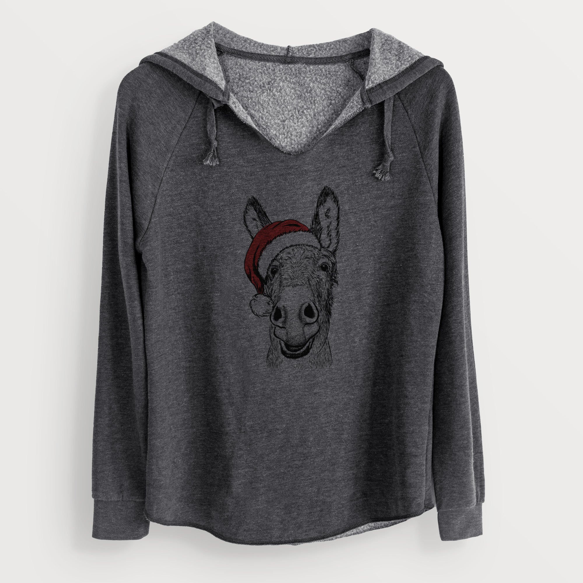 Santa Samule the Donkey - Cali Wave Hooded Sweatshirt