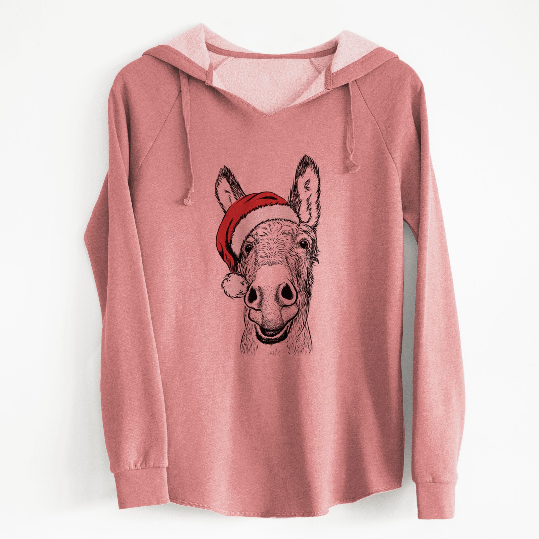 Santa Samule the Donkey - Cali Wave Hooded Sweatshirt