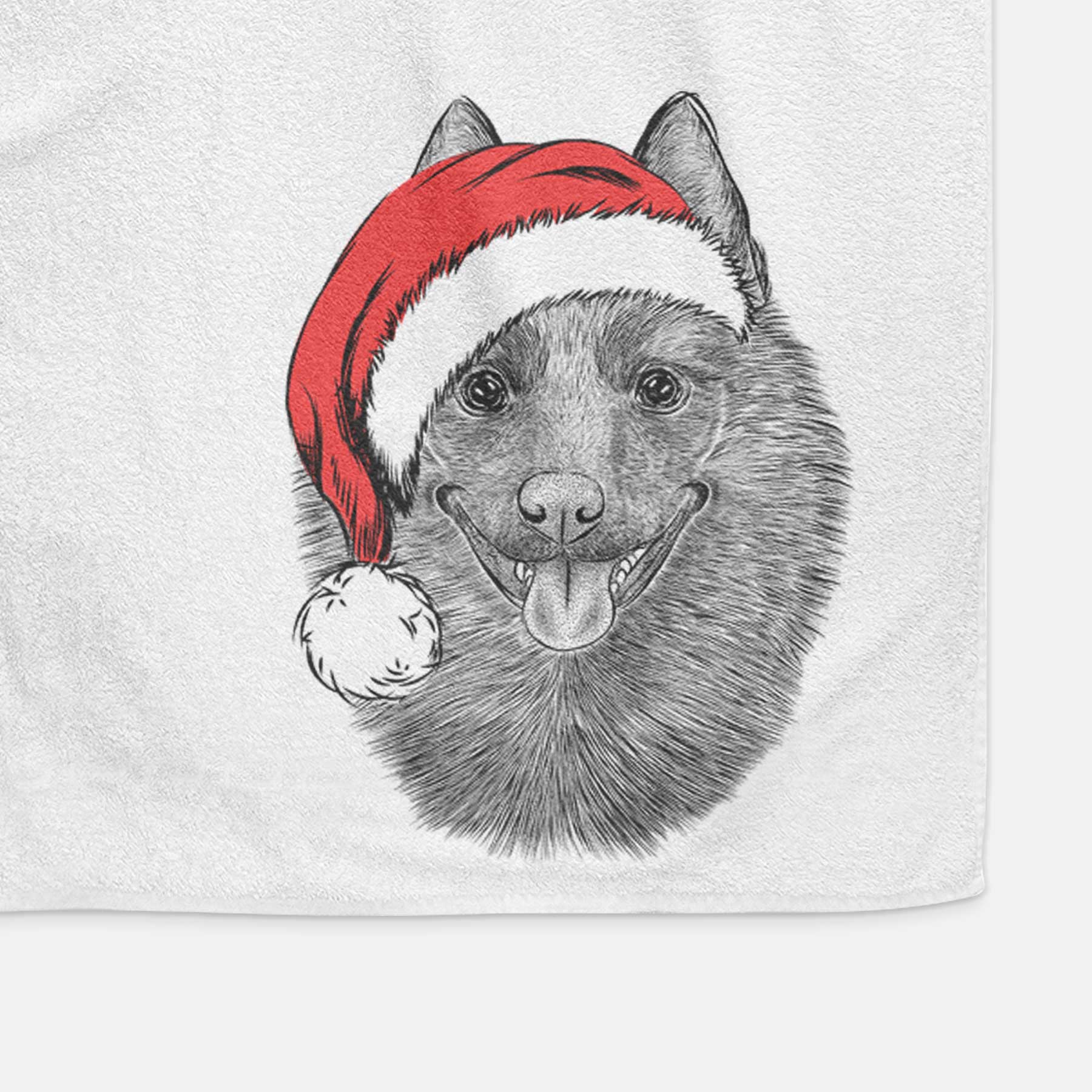 Sander the Schipperke Decorative Hand Towel