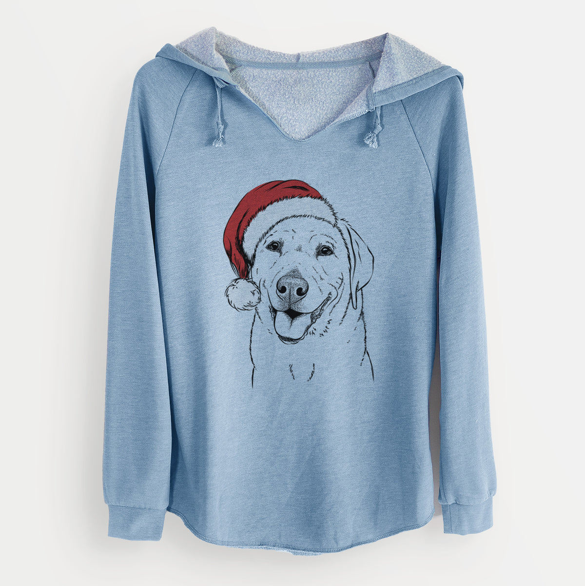 Santa Sanford the Labrador Retriever - Cali Wave Hooded Sweatshirt