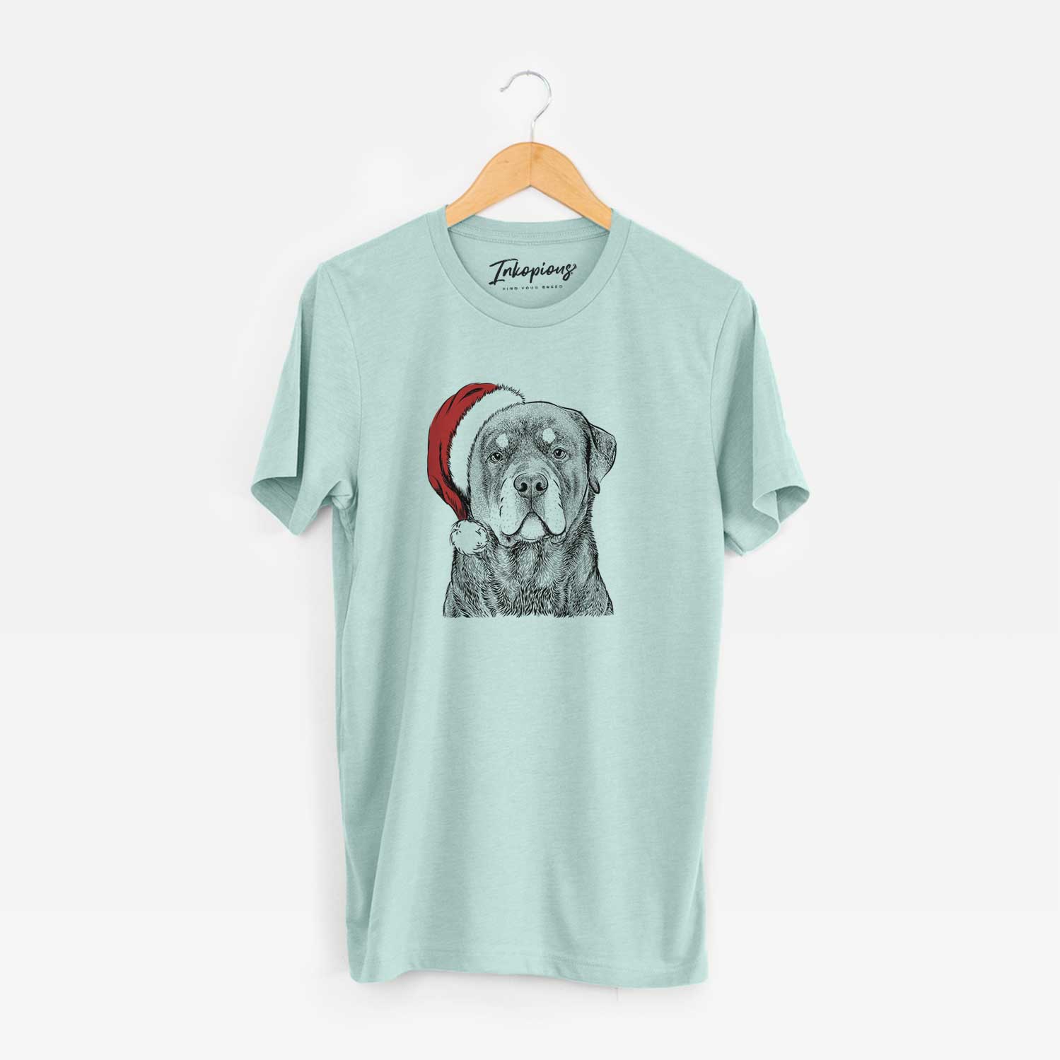 Santa Sarge the Rottweiler - Unisex Crewneck