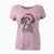 Santa Scarlett the Beagle - Women's V-neck Shirt