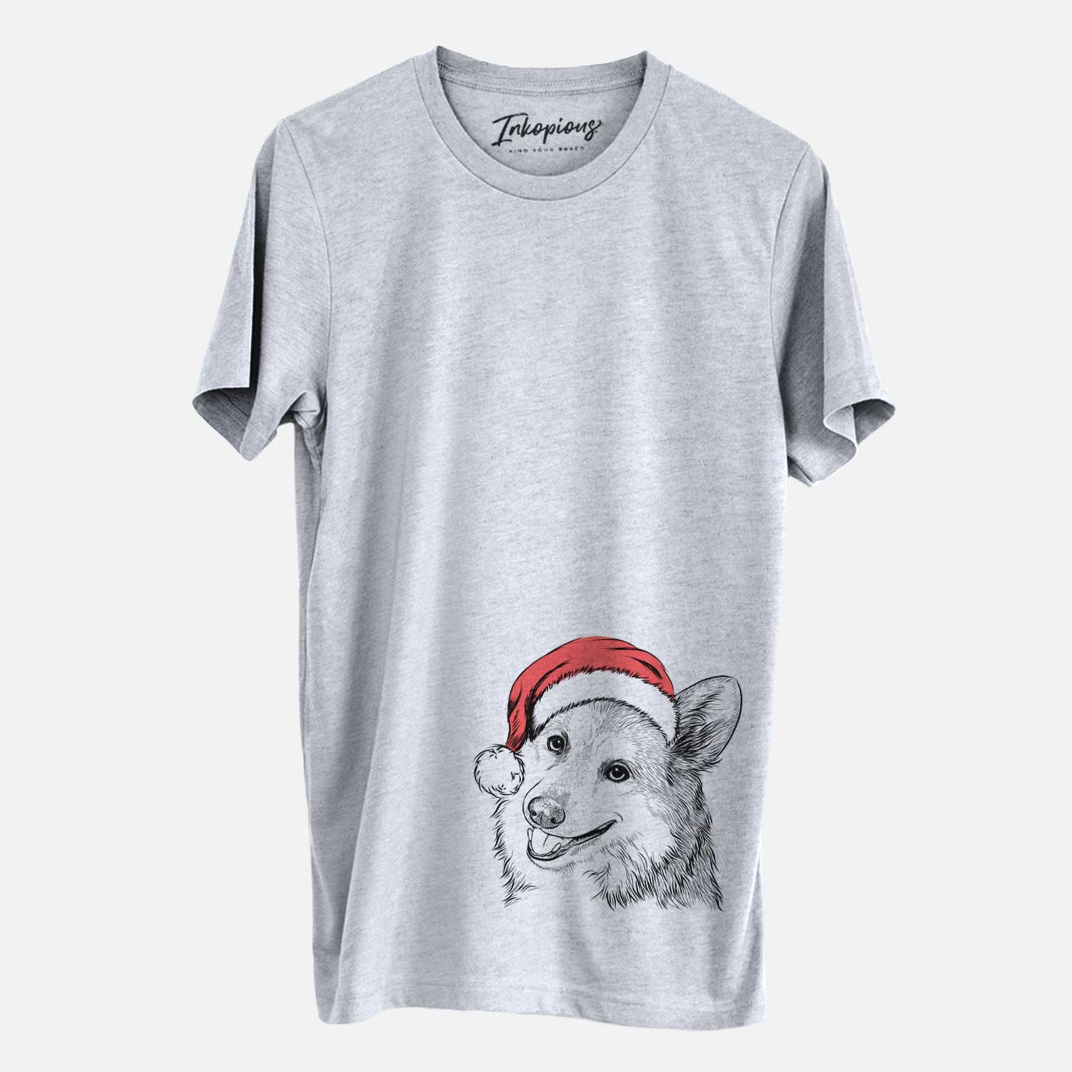 Santa Scout the Pembroke Welsh Corgi - Unisex Crewneck