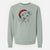 Santa Scraps the American Staffordshire Mix - Unisex Pigment Dyed Crew Sweatshirt