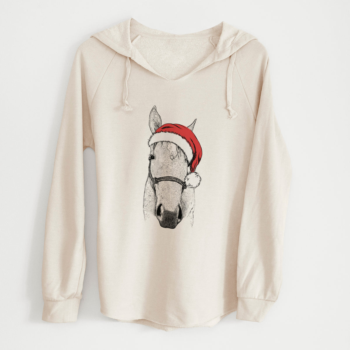 Santa SeaBee the Quarter Horse - Cali Wave Hooded Sweatshirt
