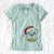 Santa Seamus the Boxer - Women's V-neck Shirt