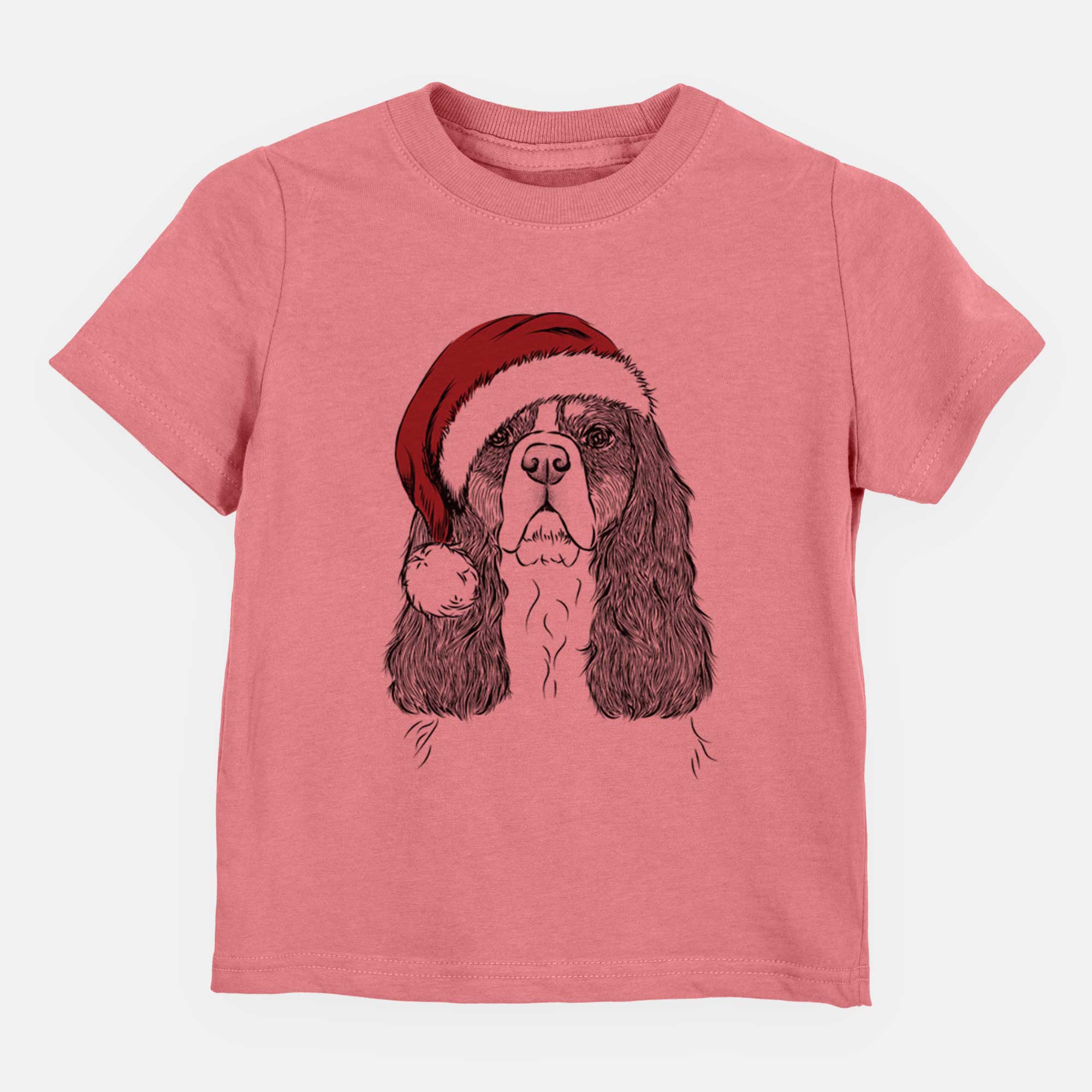 Santa Sebastian the Cavalier King Charles Spaniel - Kids/Youth/Toddler Shirt