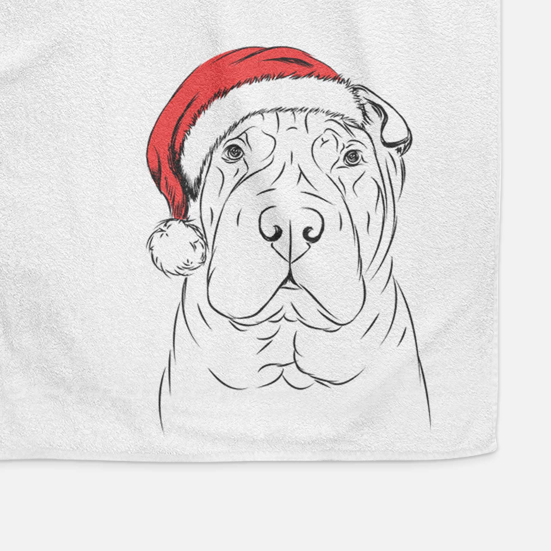 Sharpy the Shar Pei Decorative Hand Towel