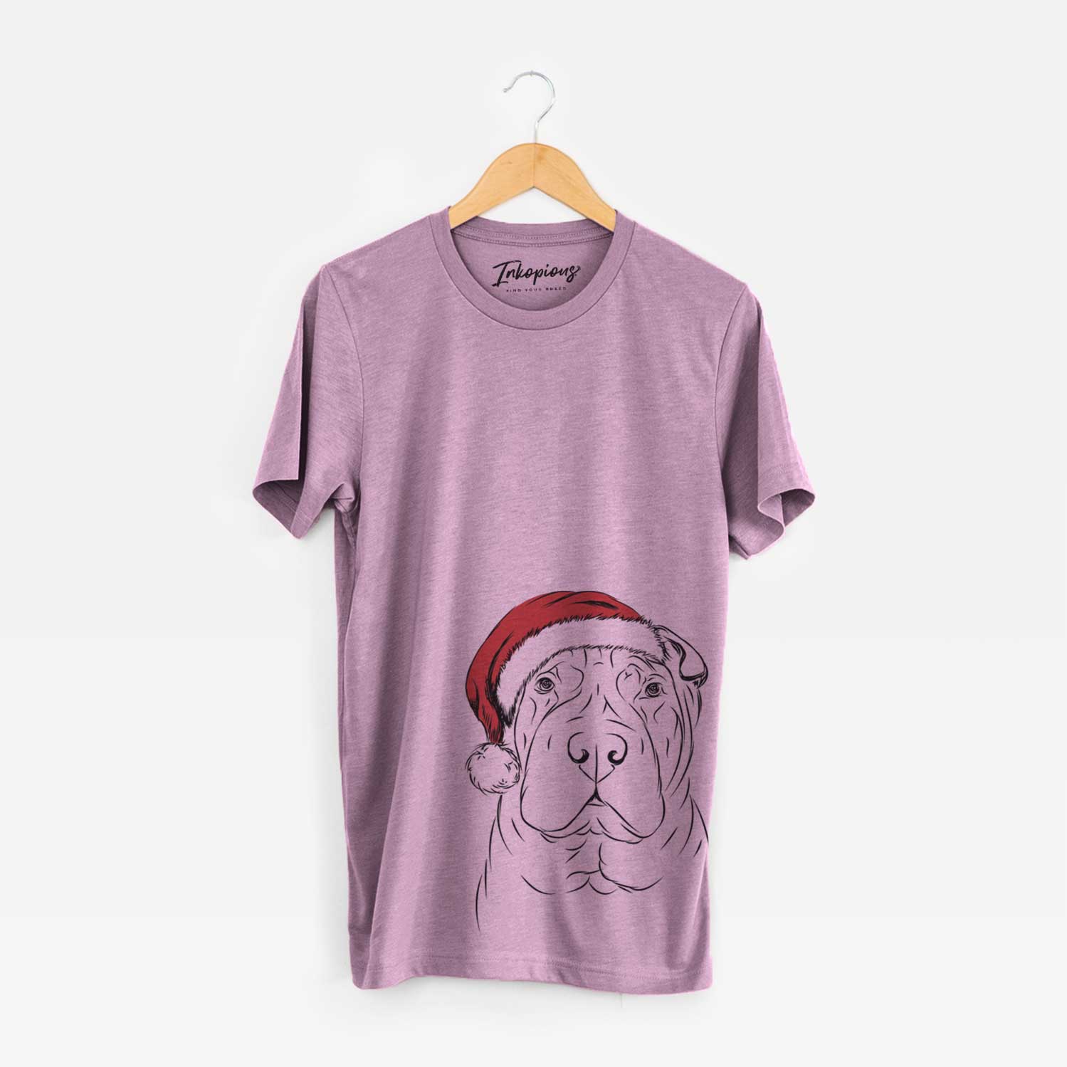 Santa Sharpy the Shar Pei - Unisex Crewneck