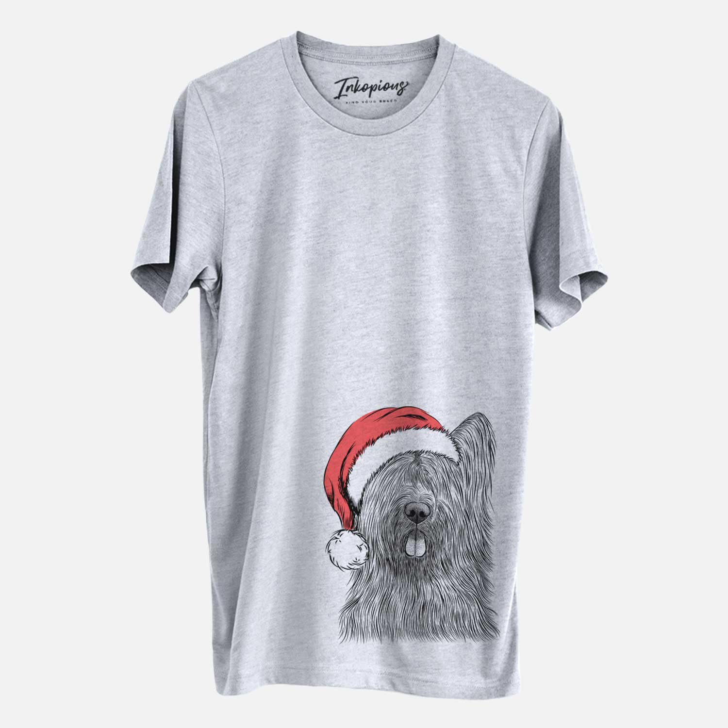 Santa Shay the Briard - Unisex Crewneck