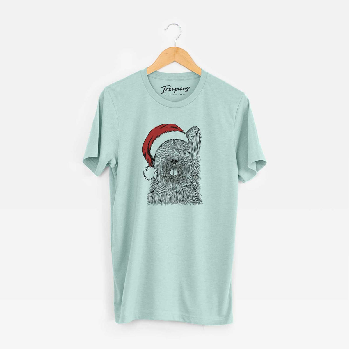 Santa Shay the Briard - Unisex Crewneck