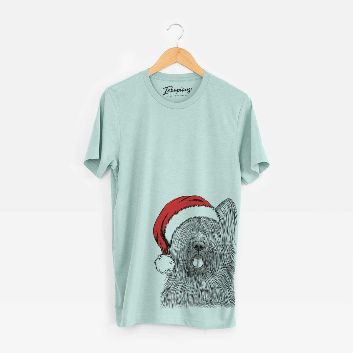 Santa Shay the Briard - Unisex Crewneck