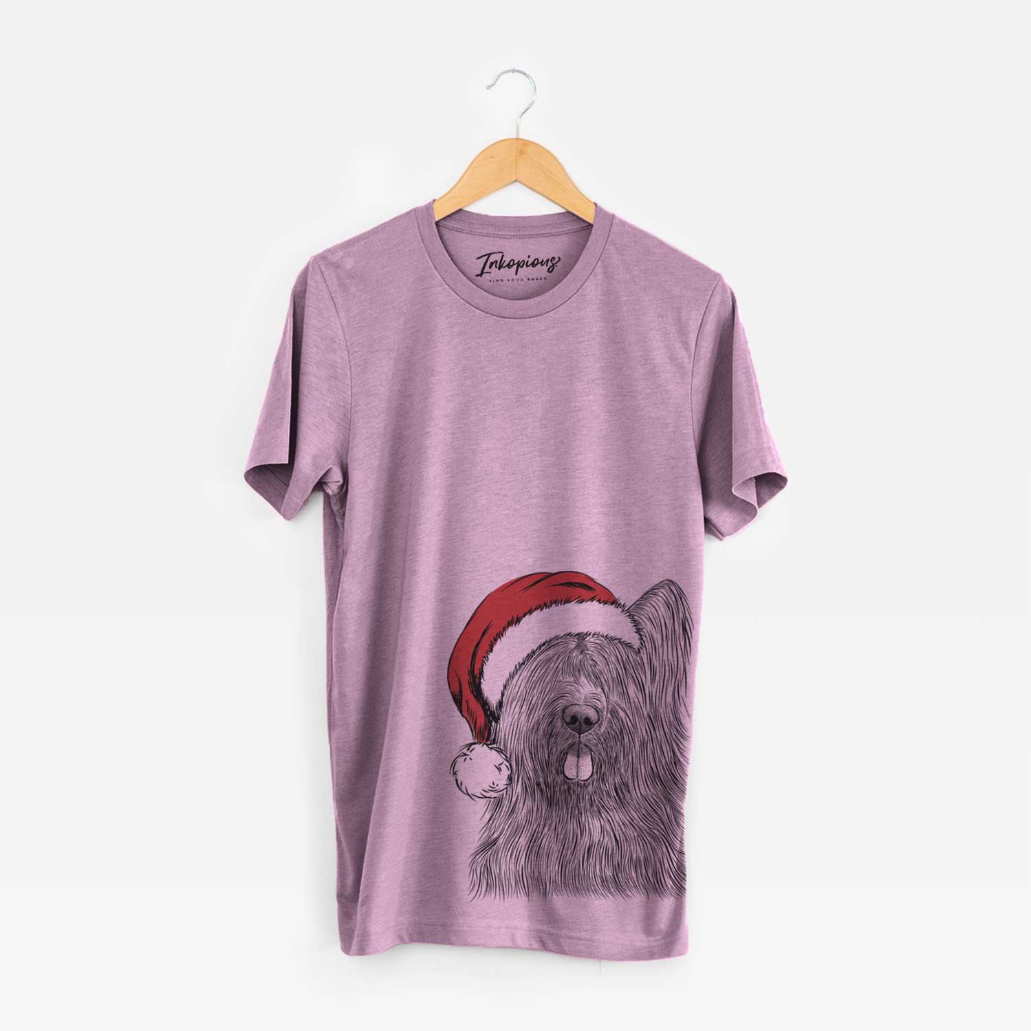 Santa Shay the Briard - Unisex Crewneck