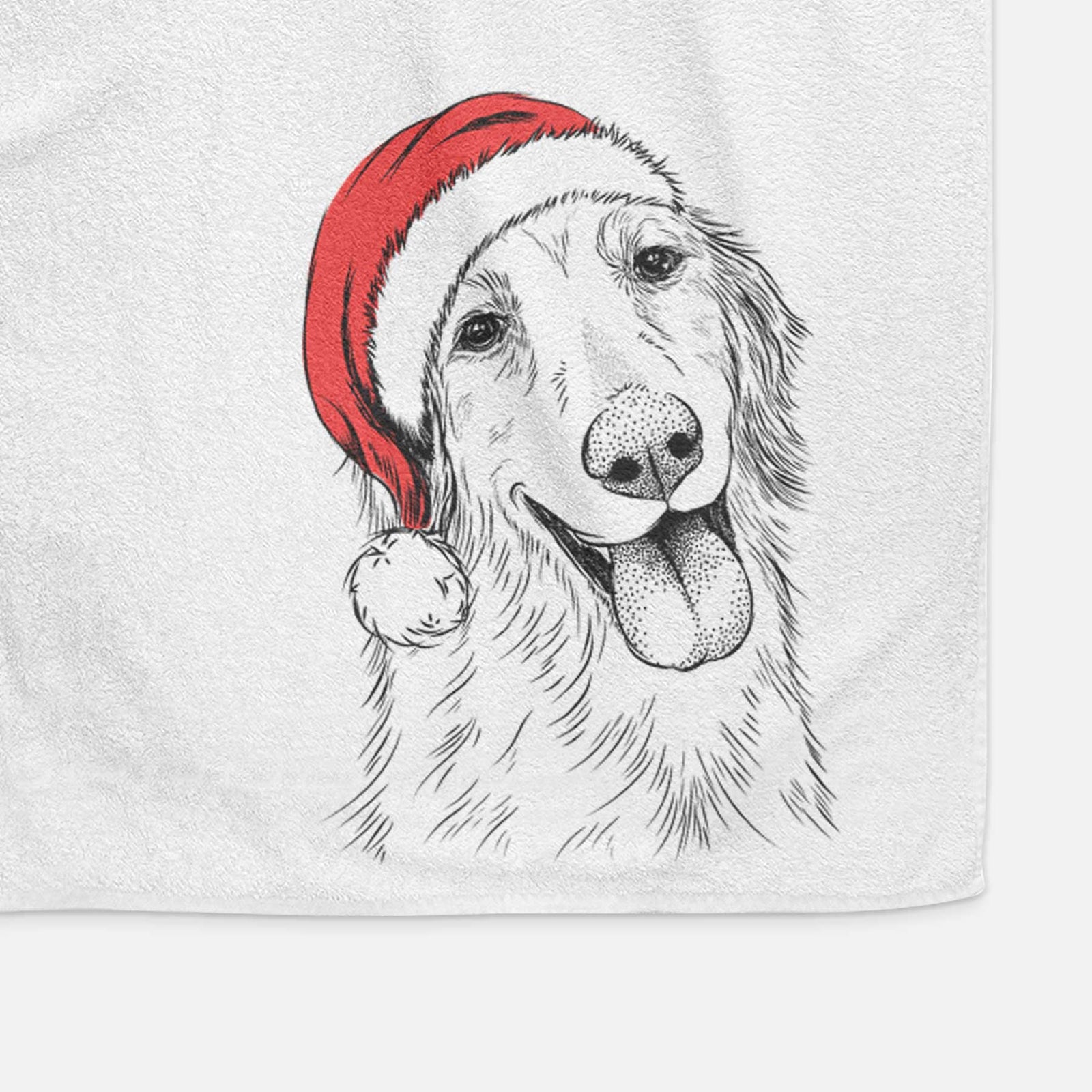 Shelby the Golden Retriever Decorative Hand Towel