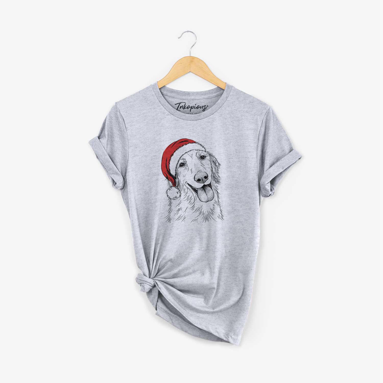 Santa Shelby the Golden Retriever - Unisex Crewneck
