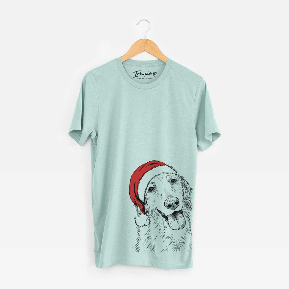 Santa Shelby the Golden Retriever - Unisex Crewneck