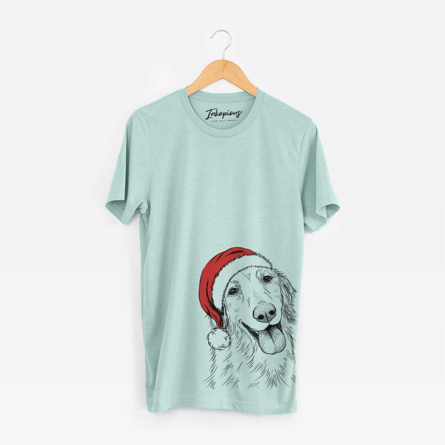 Santa Shelby the Golden Retriever - Unisex Crewneck