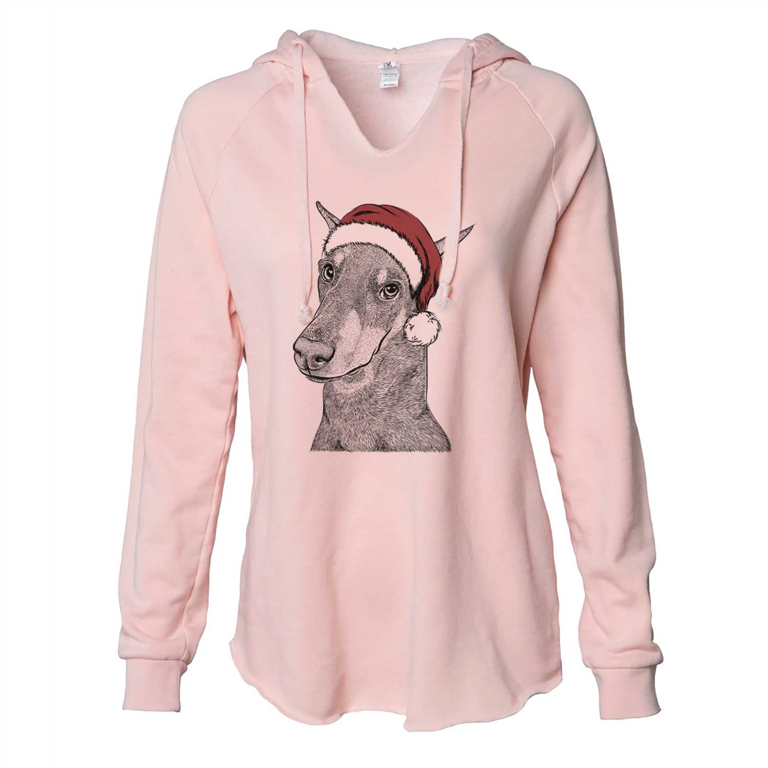 Shelby the Doberman Pinscher - Cali Wave Hooded Sweatshirt