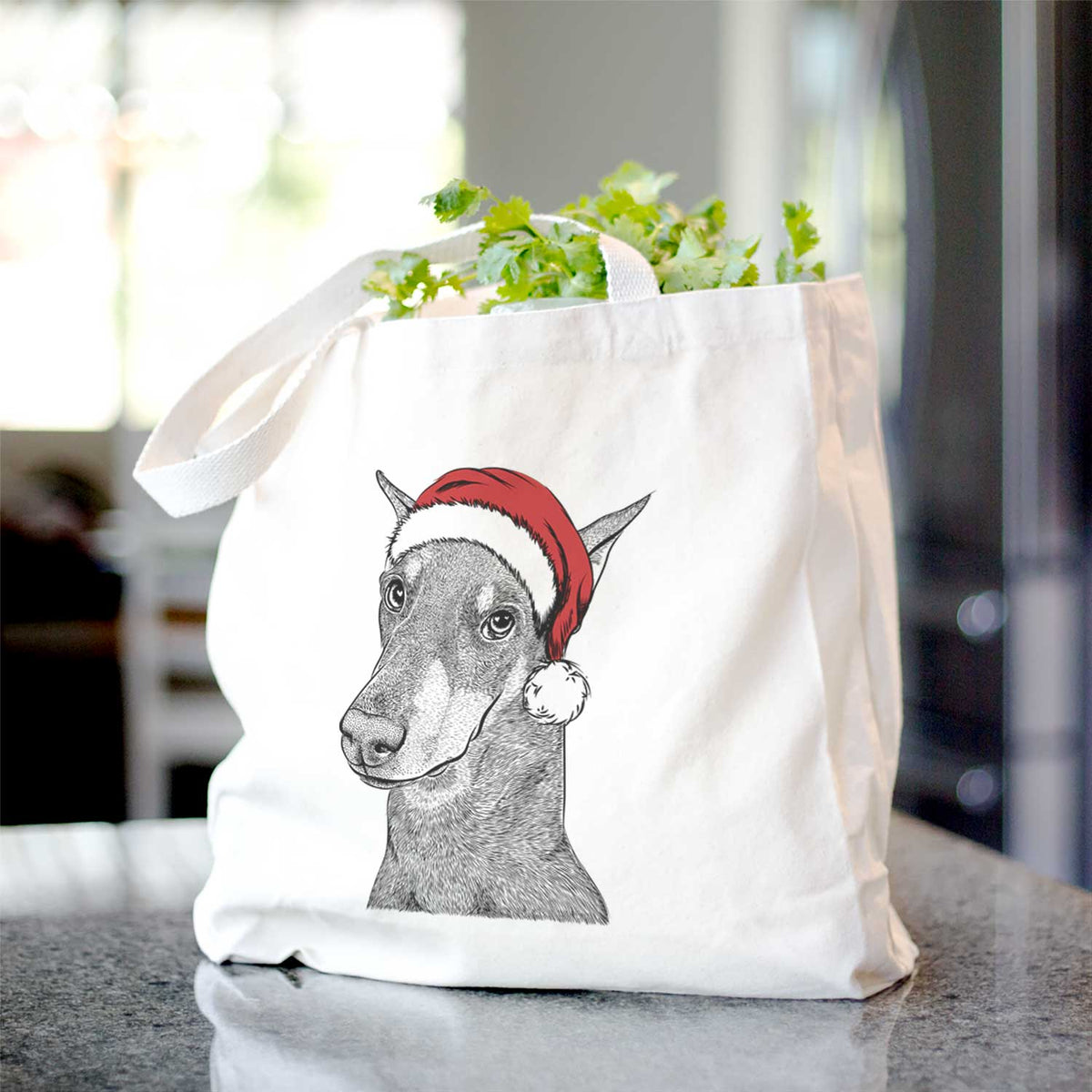 Shelby the Doberman Pinscher - Tote Bag