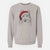 Santa Sheldon the Shetland Sheepdog - Unisex Pigment Dyed Crew Sweatshirt