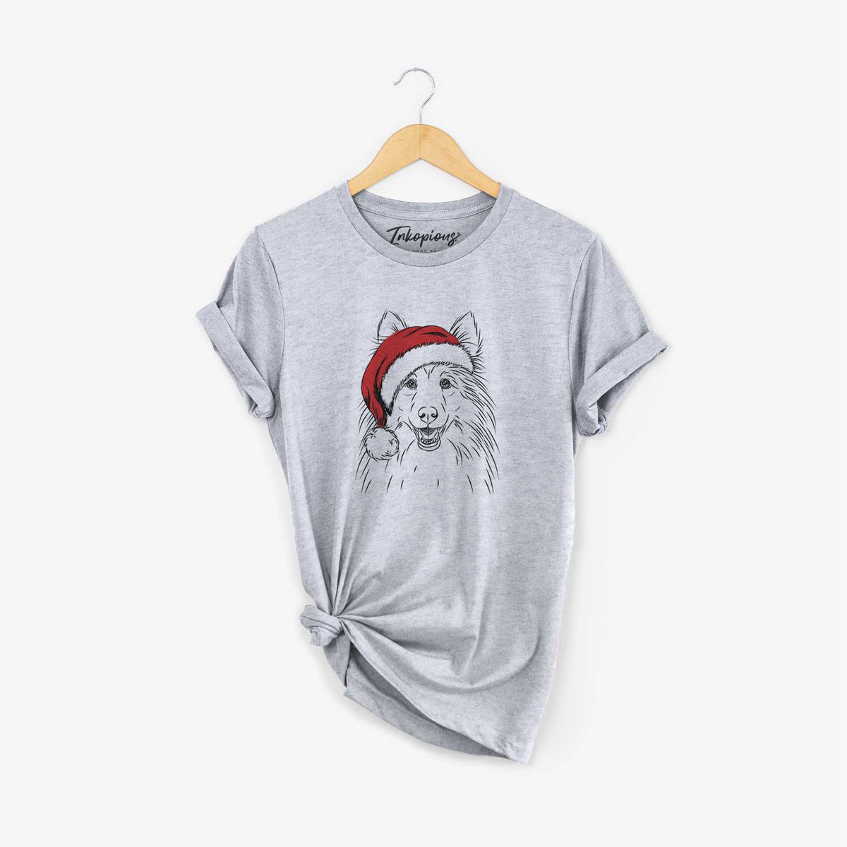 Santa Sheldon the Shetland Sheepdog - Unisex Crewneck