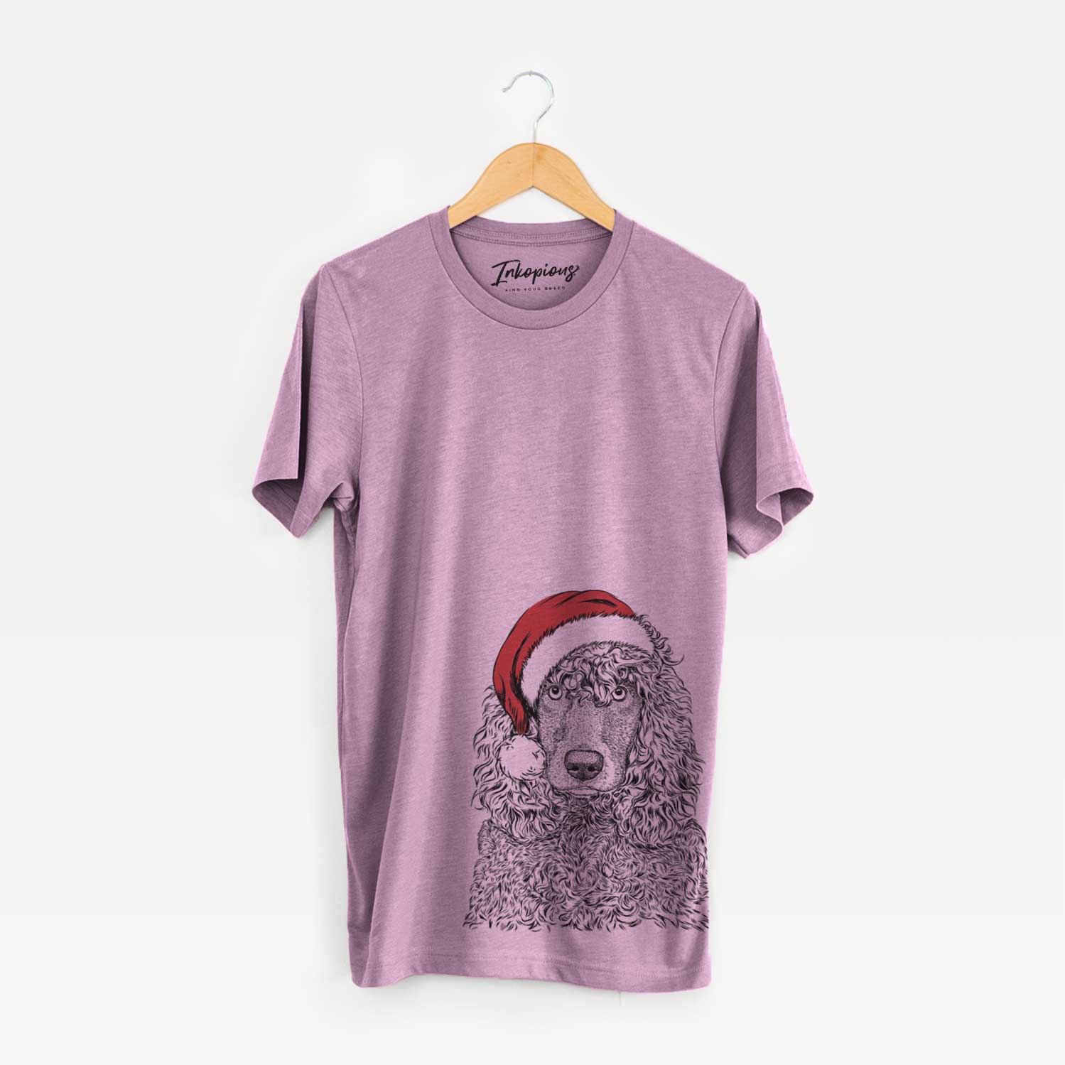 Santa Shilo the Irish Water Spaniel - Unisex Crewneck