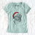 Santa Siena the Australian Shepherd - Women's V-neck Shirt