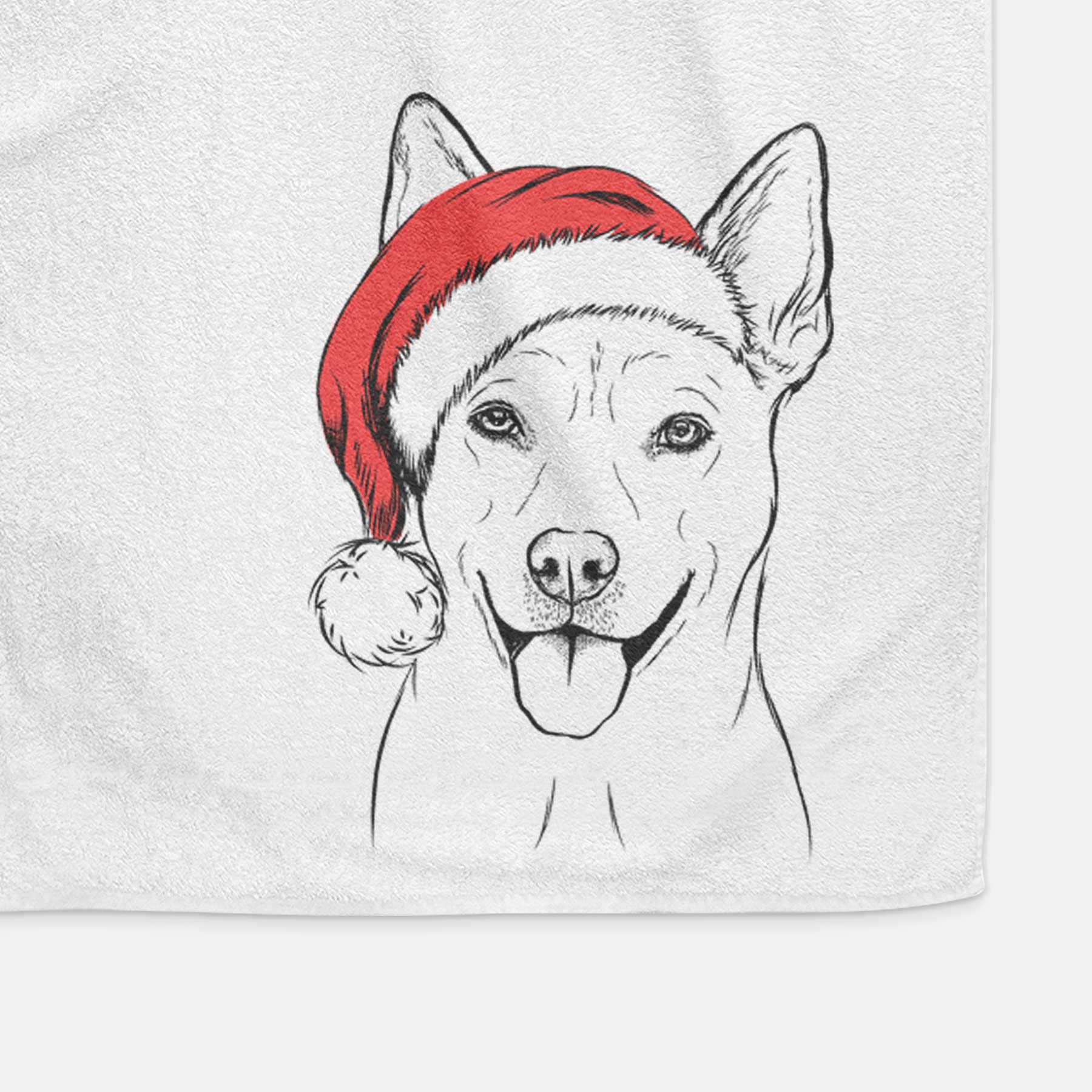 Silly Lilly the Mixed Breed Decorative Hand Towel