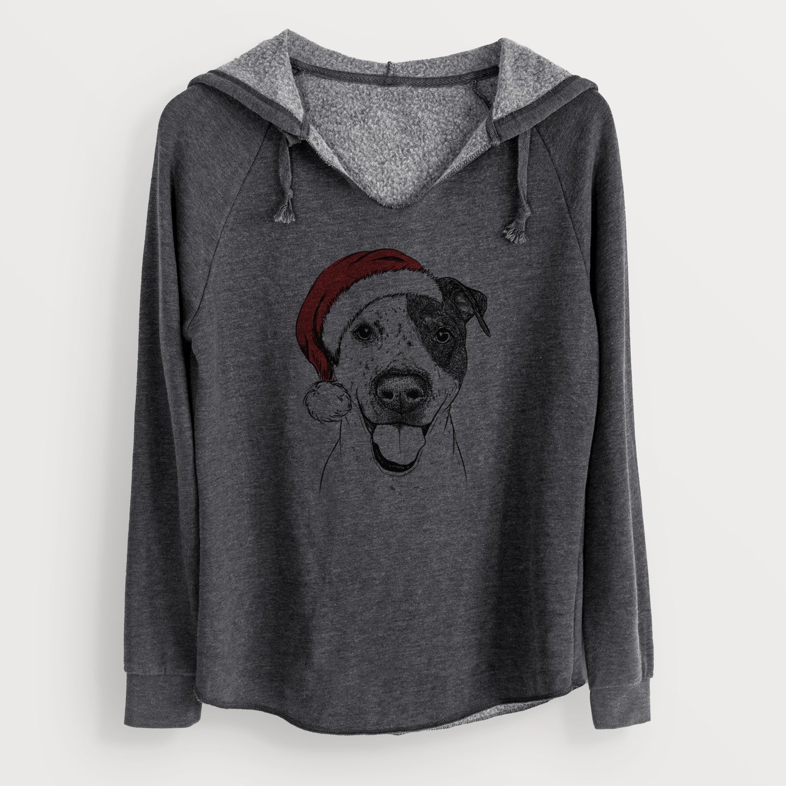 Santa Simon the Mixed Breed - Cali Wave Hooded Sweatshirt