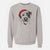 Santa Simon the Mixed Breed - Unisex Pigment Dyed Crew Sweatshirt