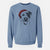 Santa Simon the Mixed Breed - Unisex Pigment Dyed Crew Sweatshirt