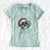 Santa Simon the Shih Tzu - Women's V-neck Shirt