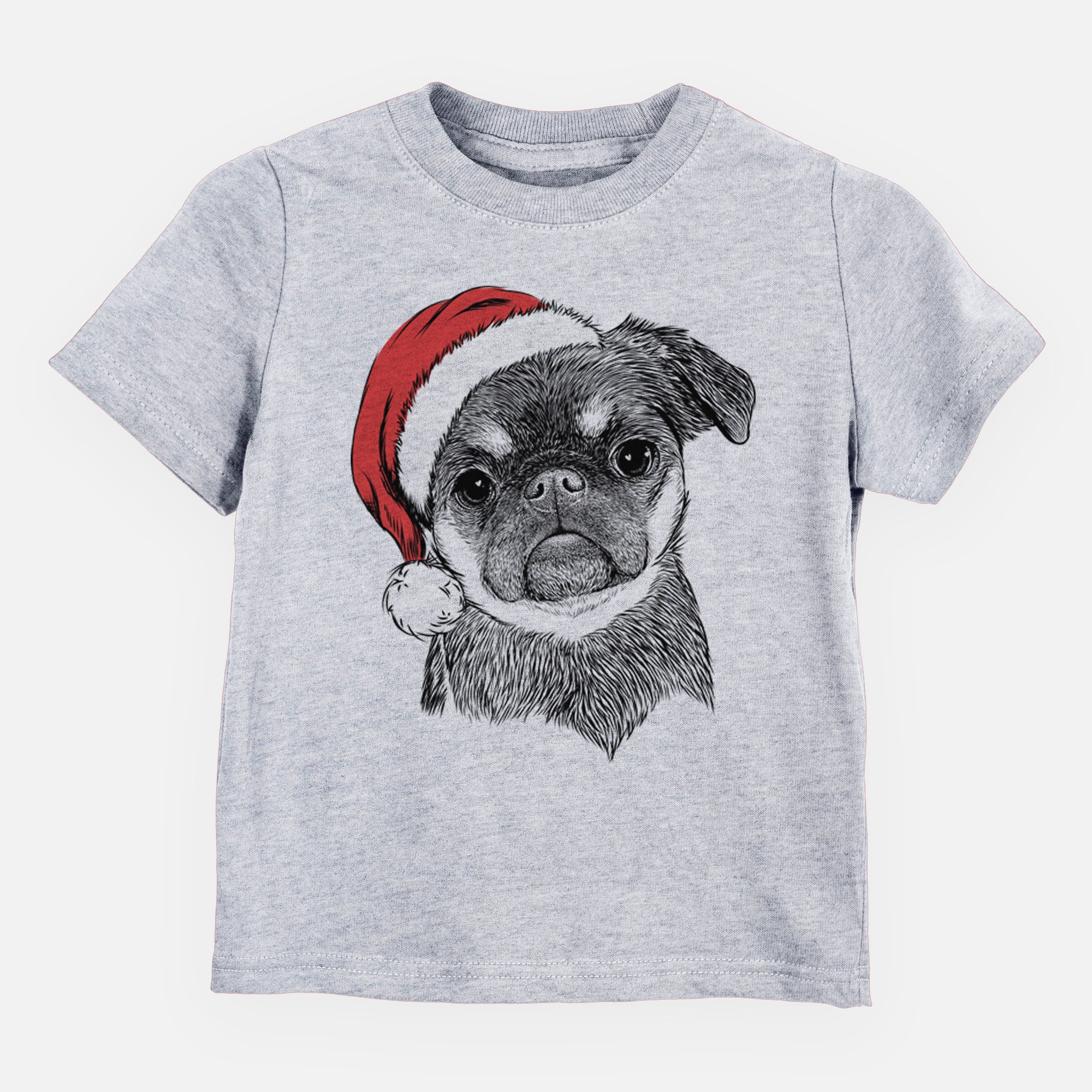 Santa Simone the Brussels Griffon - Kids/Youth/Toddler Shirt