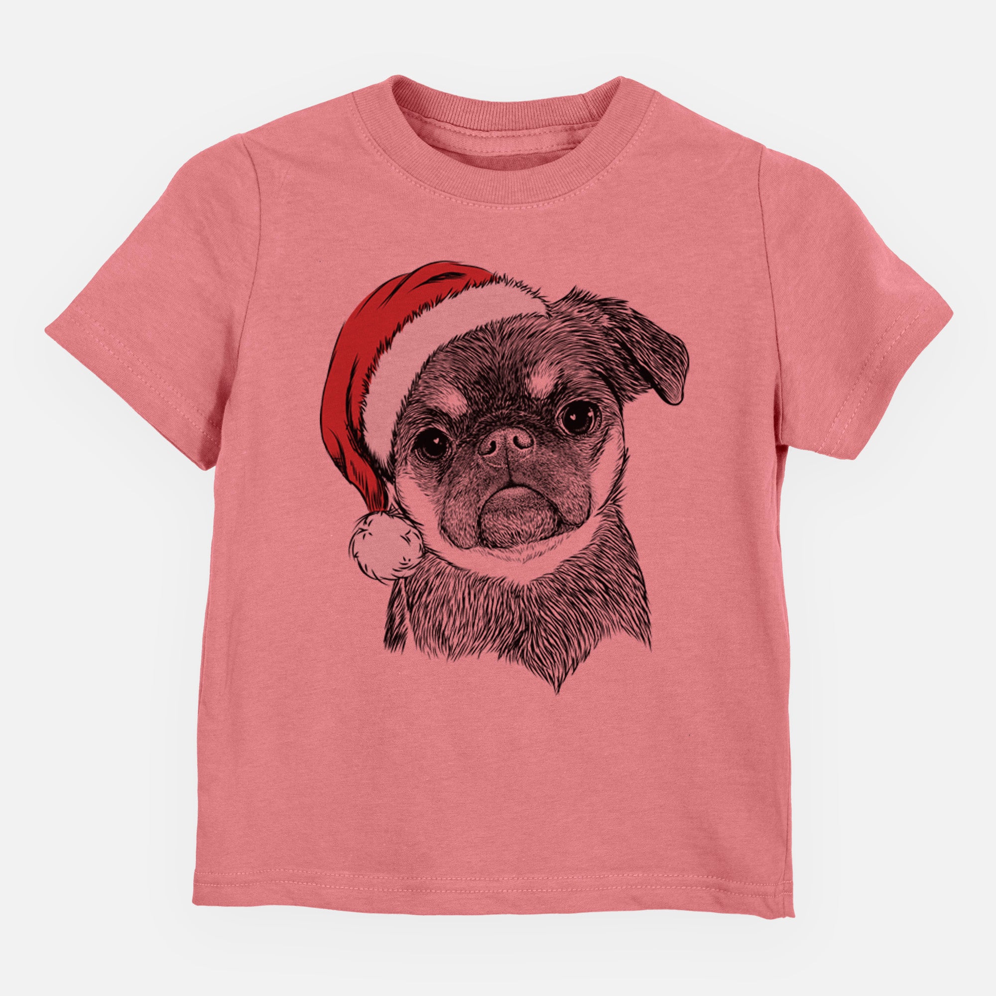 Santa Simone the Brussels Griffon - Kids/Youth/Toddler Shirt