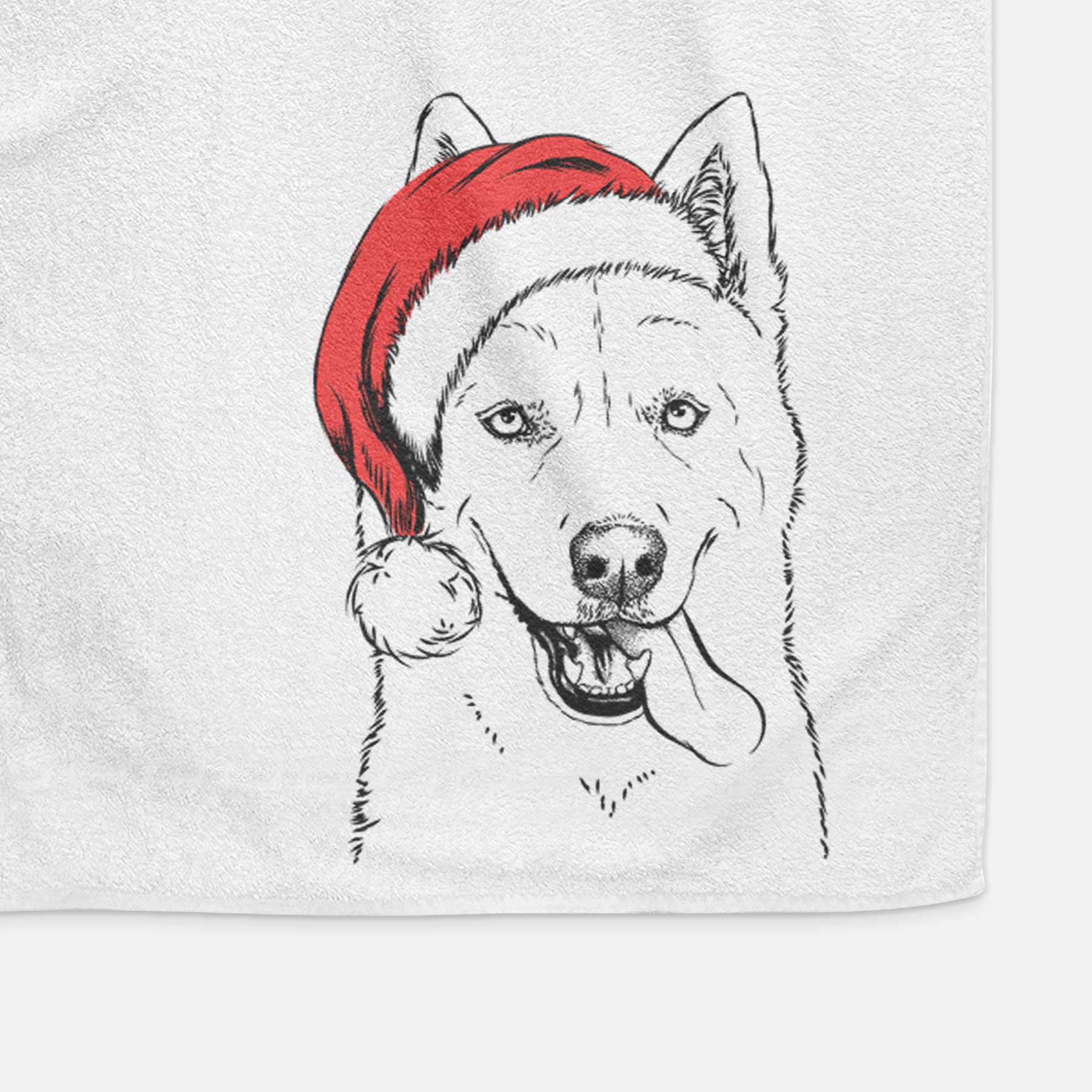 Sinatra  the Siberian Husky Decorative Hand Towel