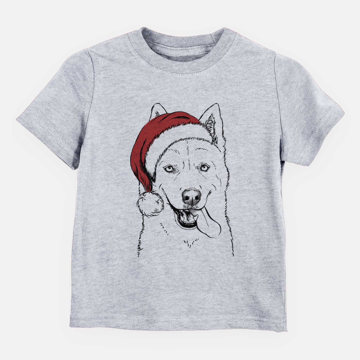 Santa Sinatra  the Siberian Husky - Kids/Youth/Toddler Shirt