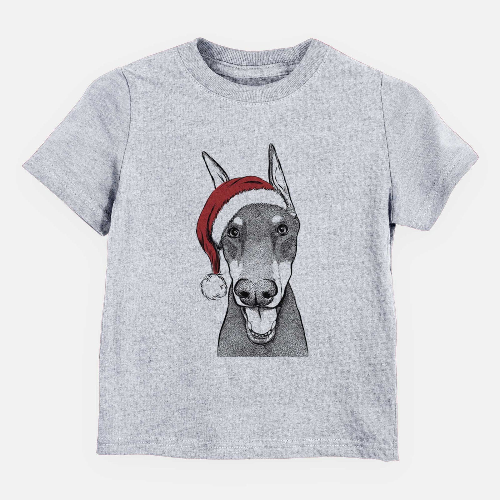 Santa Sir Duke the Doberman Pinscher - Kids/Youth/Toddler Shirt