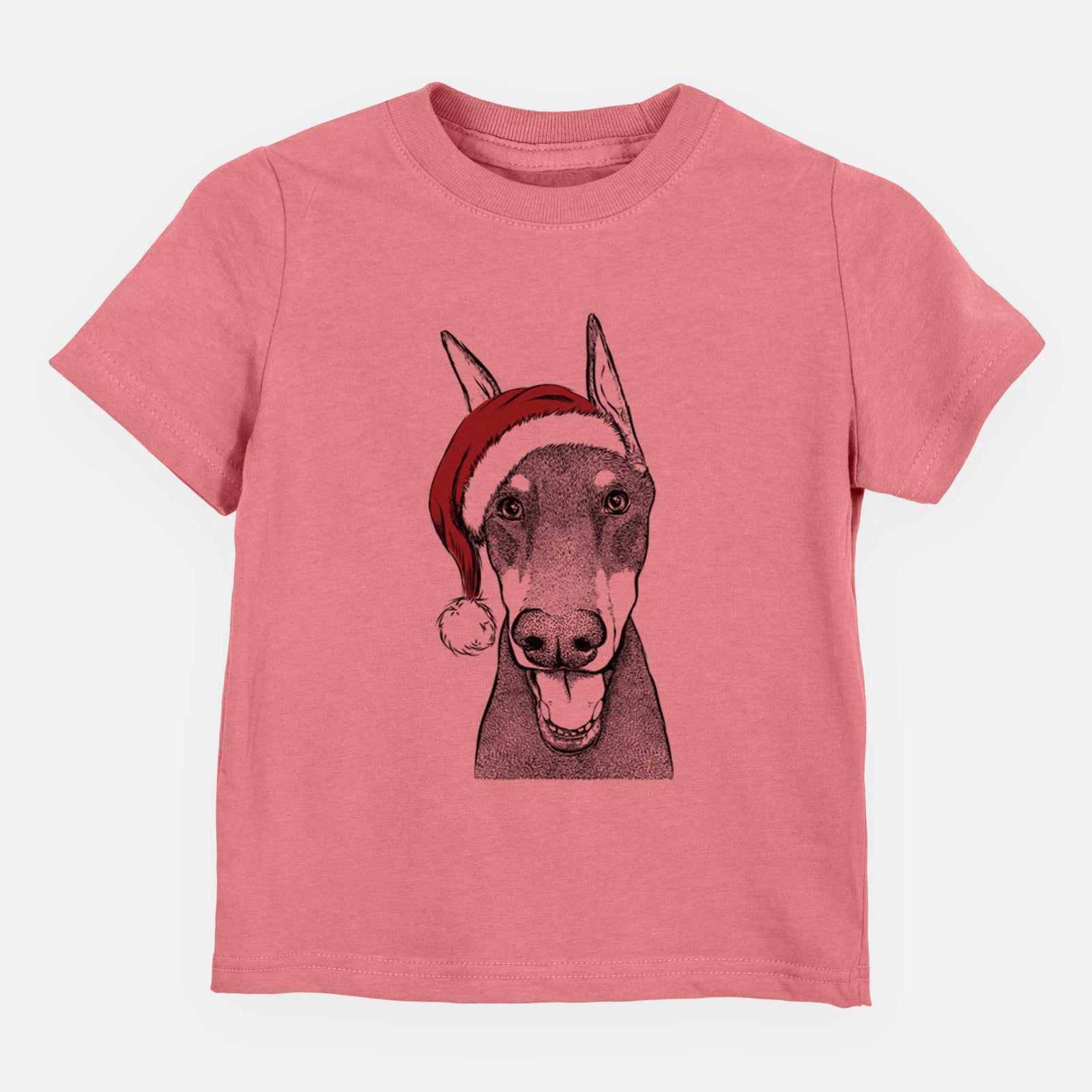 Santa Sir Duke the Doberman Pinscher - Kids/Youth/Toddler Shirt