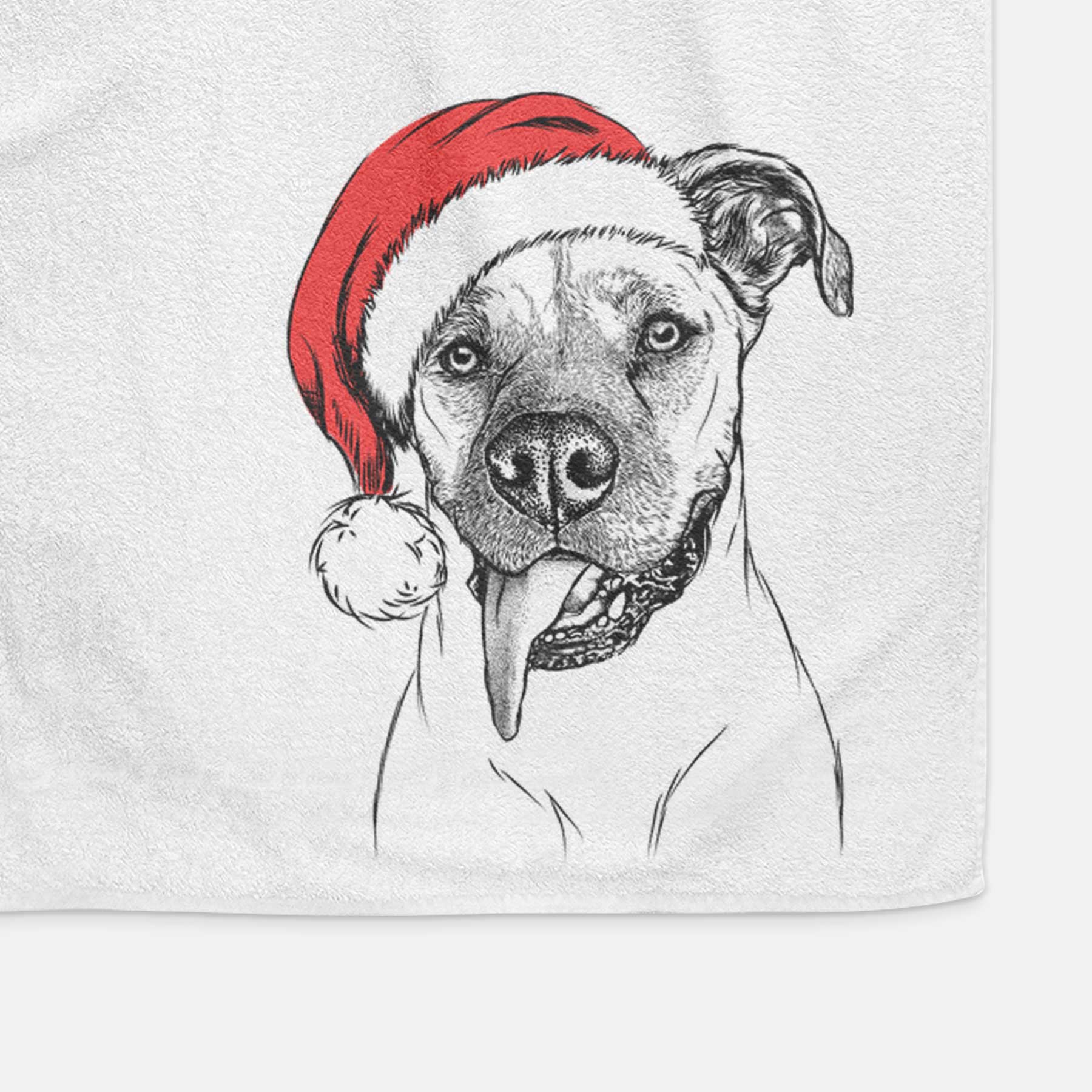 Sir Jake the Boxer Decorative Hand Towel